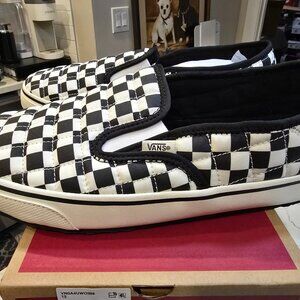 Vans Slip-er 2 MTE MOUNTAIN Slipper Checkerboard Black/White VN0A4UWOIB8 MENS 12